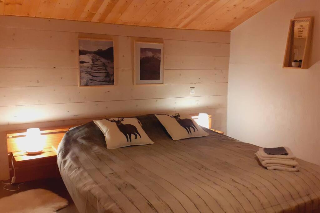 Charming Apartment 12 Pers, 3*, Aime-La-Plagne La Plagne Bagian luar foto